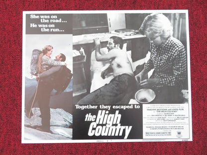 THE HIGH COUNTRY US LOBBY CARD FULL SET TIMOTHY BOTTOMS LINDA PURL 1981 Movie posters