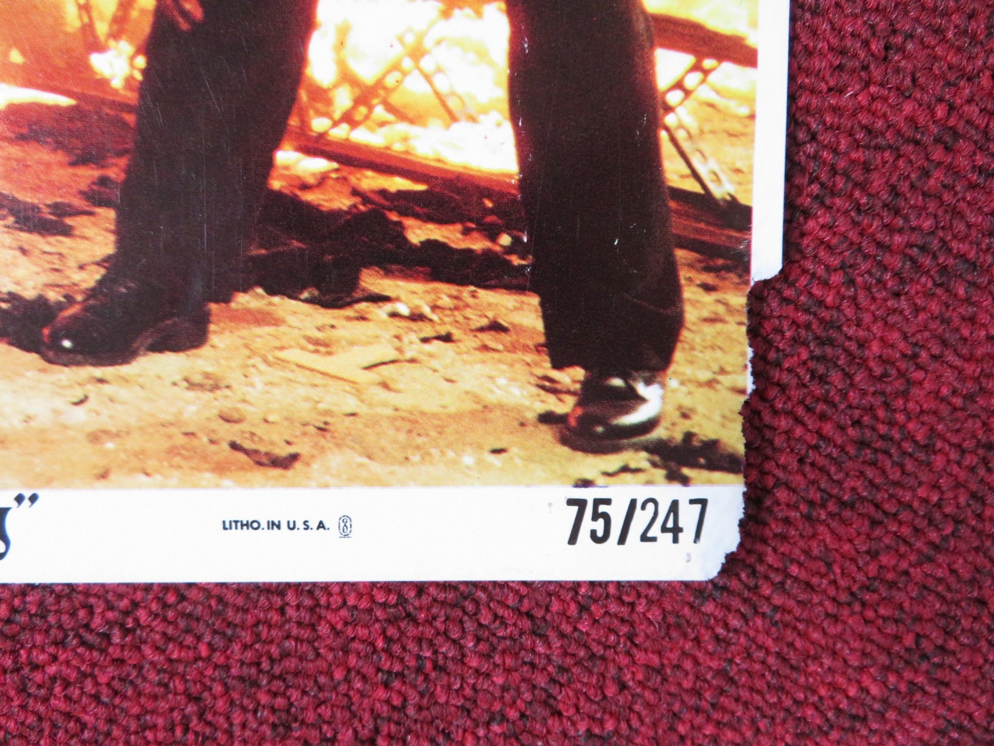 THE HINDENBURG - 4 LOBBY CARD - GEORGE C.SCOTT ANNE BANCROFT 1975 Rendezvous Cinema Movie posters