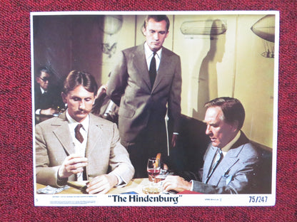 THE HINDENBURG - 5 LOBBY CARD GEORGE C. SCOTT ANNE BANCROFT 1975 Rendezvous Cinema Movie posters