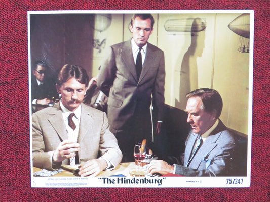 THE HINDENBURG - 5 LOBBY CARD GEORGE C. SCOTT ANNE BANCROFT 1975 Rendezvous Cinema Movie posters