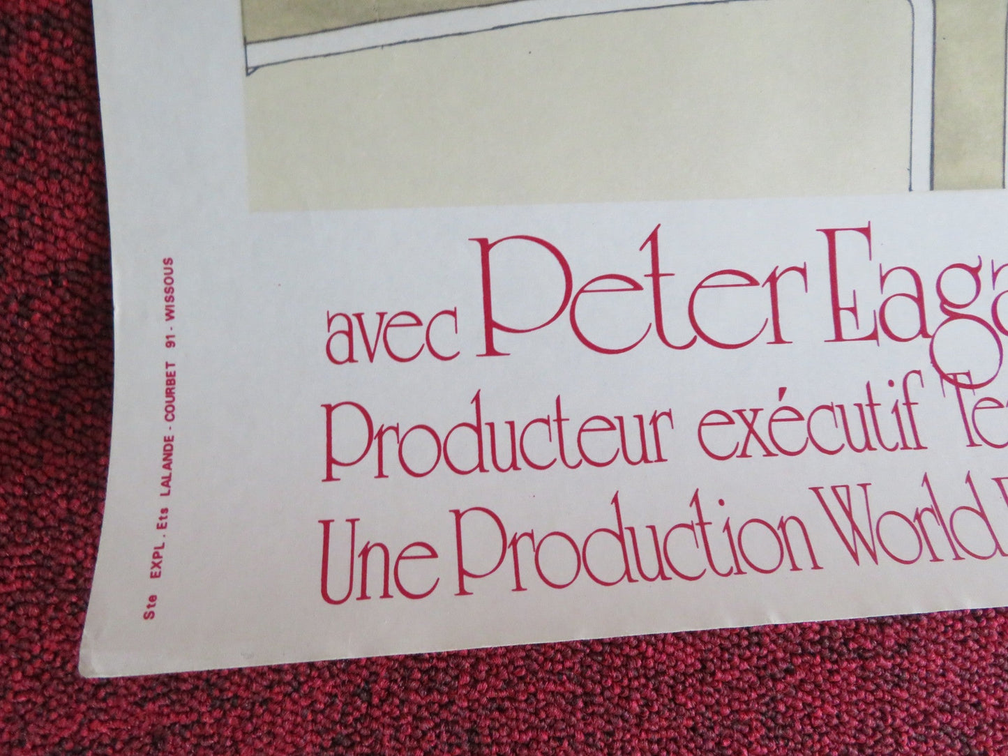 THE HIRELING FRENCH POSTER ROLLED ROBERT SHAW SARAH MILES 1973 Rendezvous Cinema Movie posters