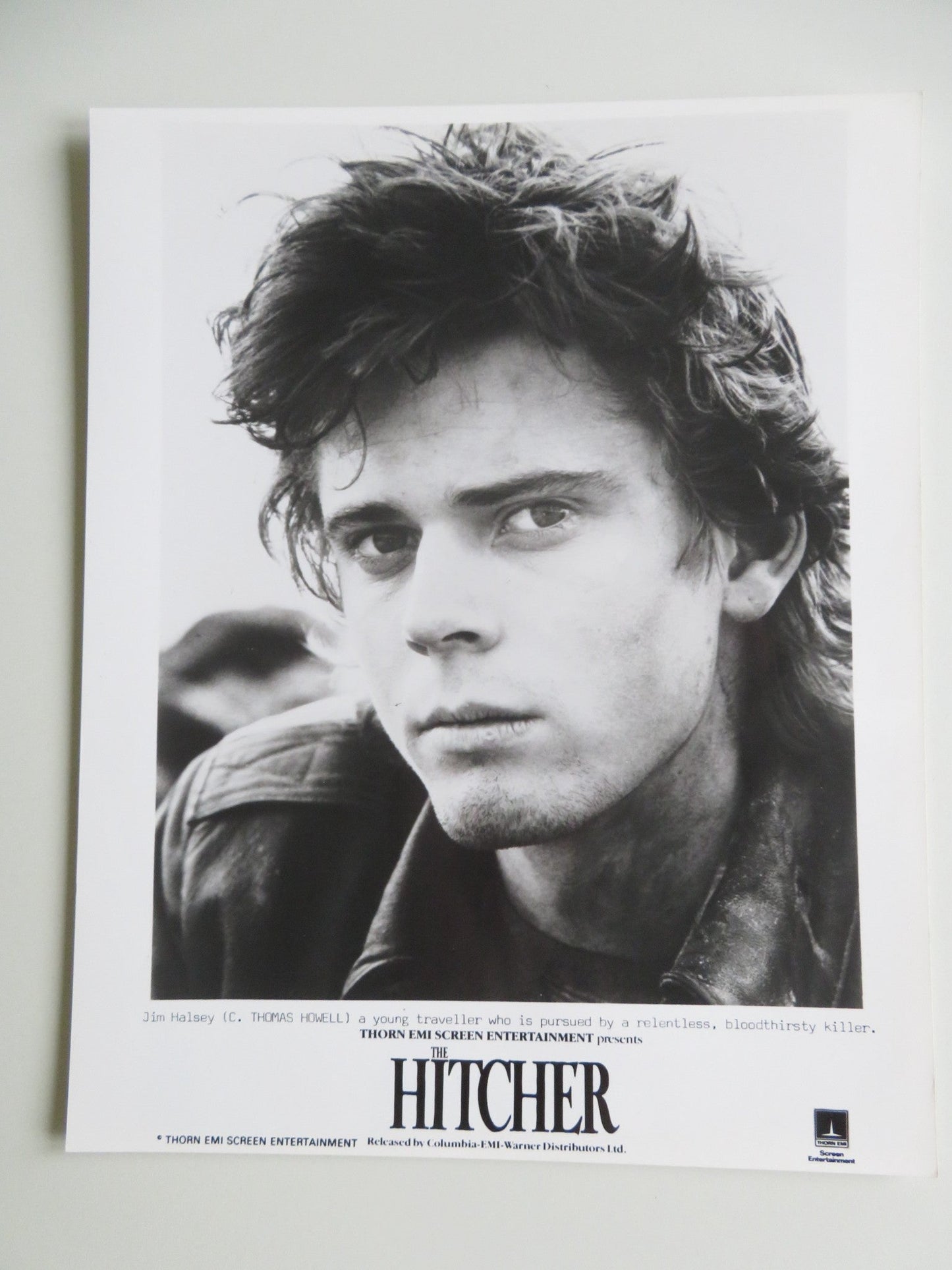 THE HITCHER MOVIE STILL PHOTO LOT OF 4 RUTGER HAUER C. THOMAS HOWELL 1986 - Rendezvous Cinema