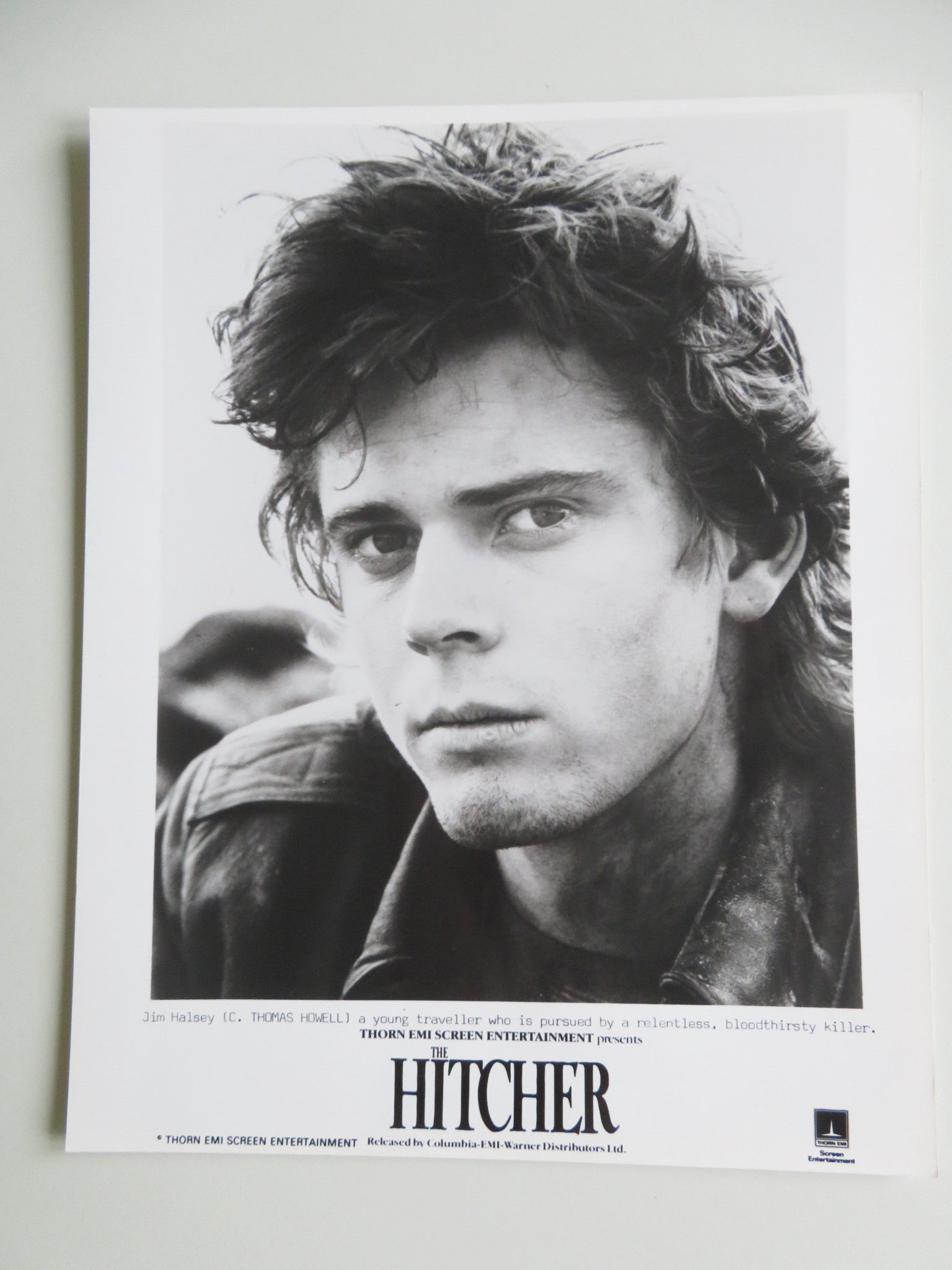THE HITCHER MOVIE STILL PHOTO LOT OF 4 RUTGER HAUER C. THOMAS HOWELL 1986 - Rendezvous Cinema
