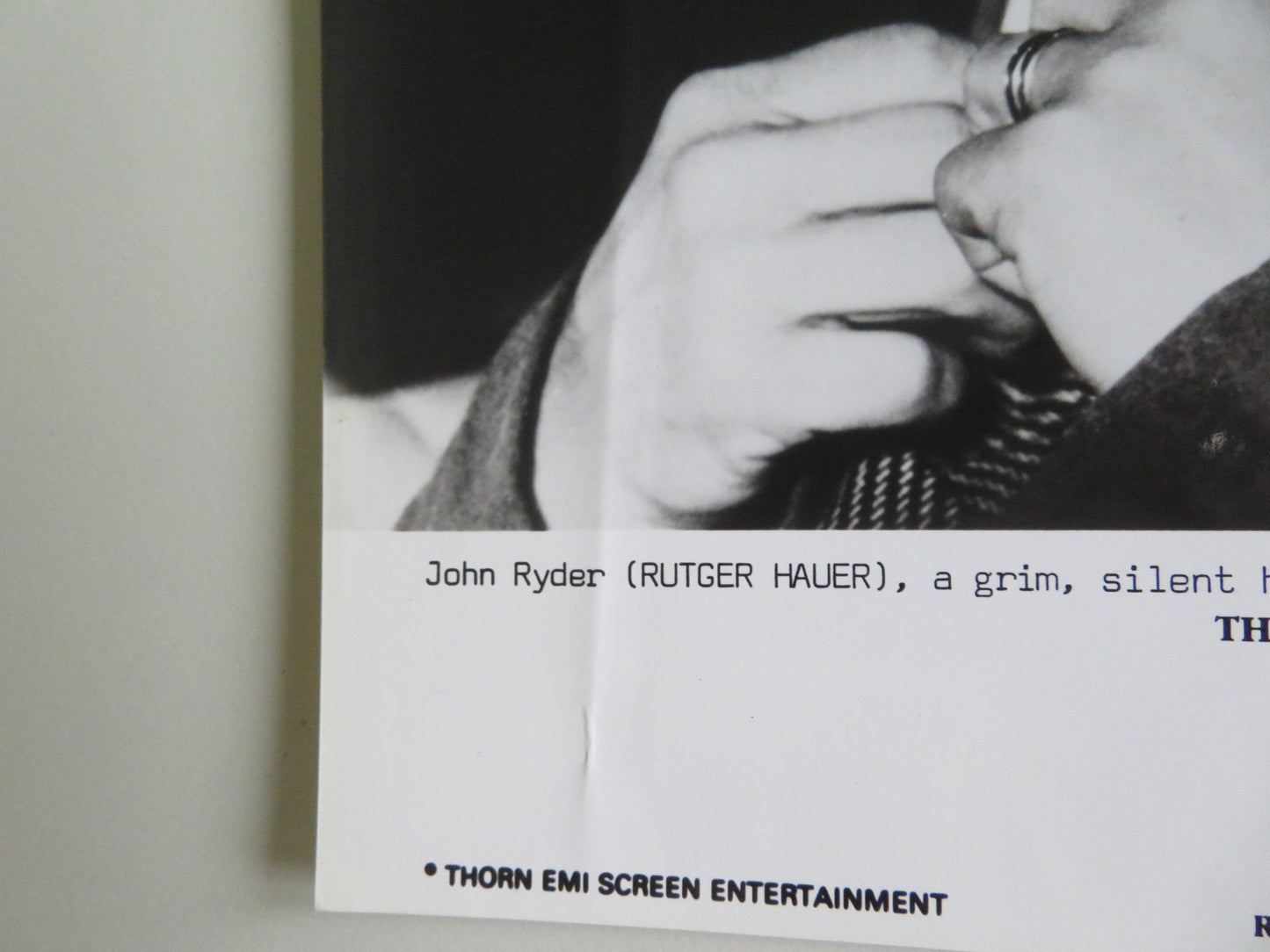 THE HITCHER MOVIE STILL PHOTO LOT OF 4 RUTGER HAUER C. THOMAS HOWELL 1986 - Rendezvous Cinema