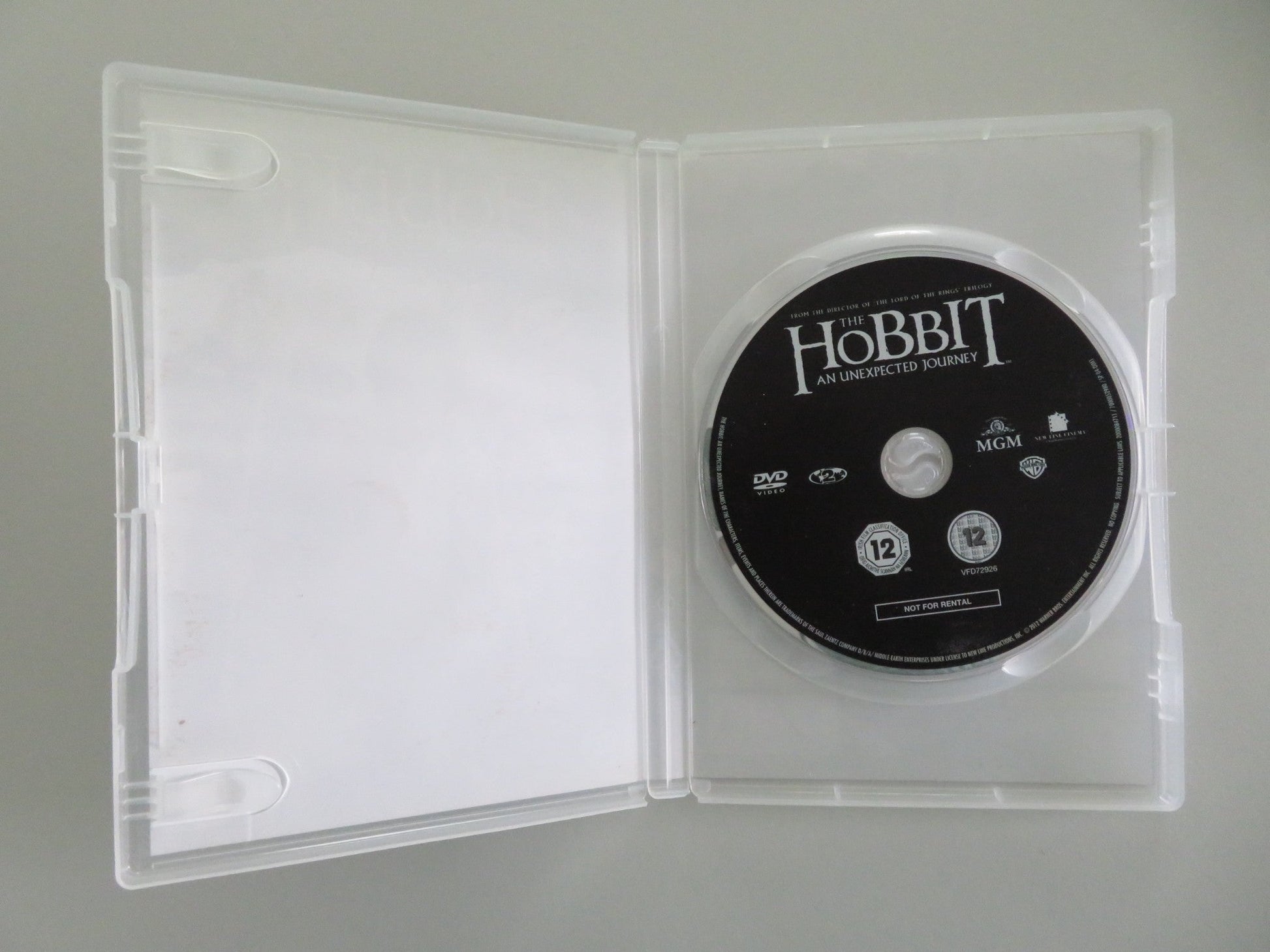 THE HOBBIT: AN UNEXPECTED JOURNEY (DVD) MARTIN FREEMAN I. MCKELLEN 2012 REGION 2 Movie posters