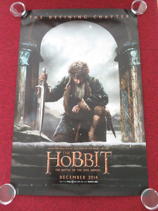 THE HOBBIT: BATTLE OF THE FIVE ARMIES - C ONE SHEET ROLLED POSTER MCKELLEN 2014 Movie posters