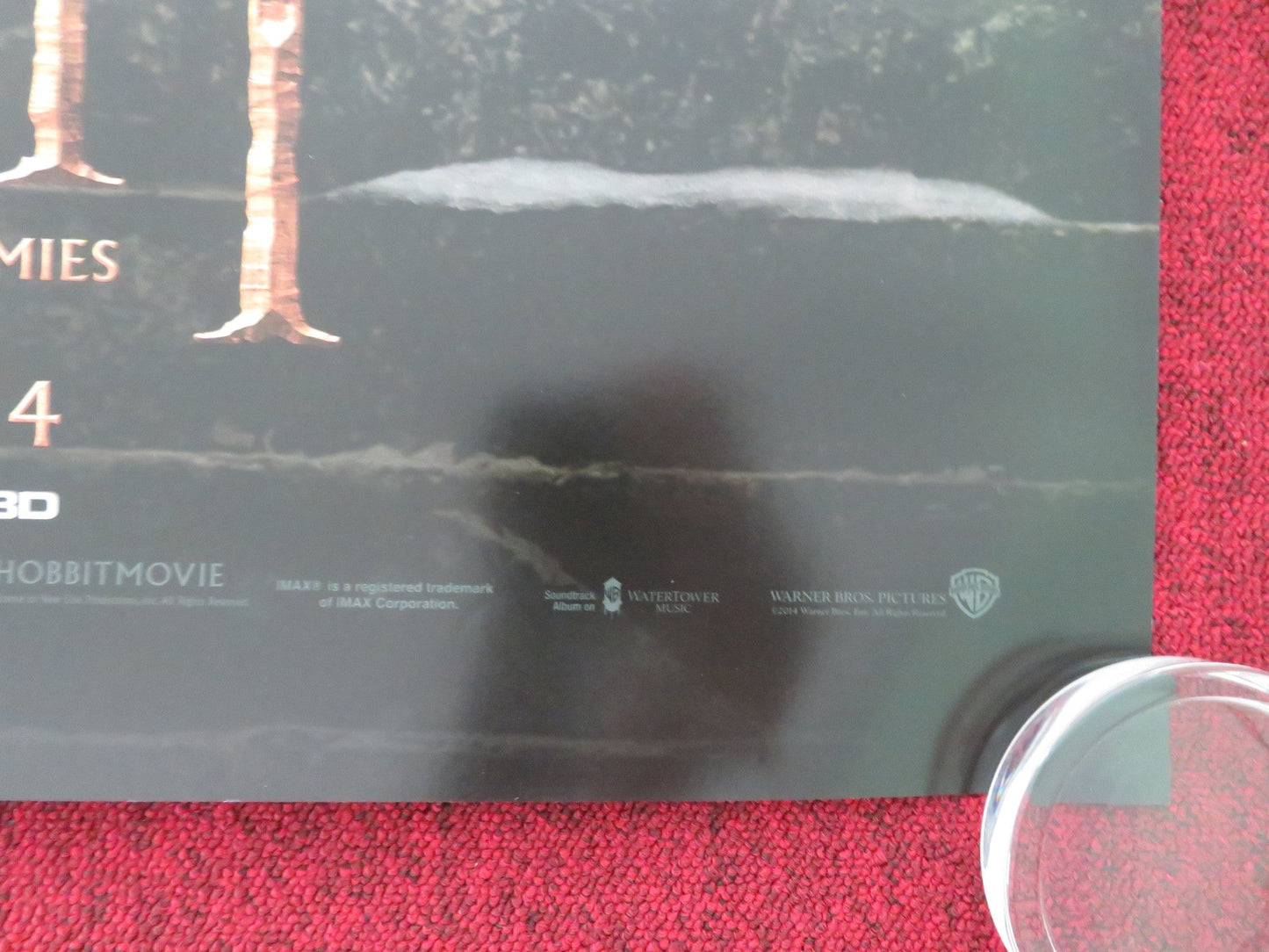 THE HOBBIT: BATTLE OF THE FIVE ARMIES - C ONE SHEET ROLLED POSTER MCKELLEN 2014 Movie posters