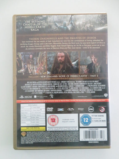 THE HOBBIT: THE BATTLE OF THE FIVE ARMIES (DVD) MARTIN FREEMAN 2014 REGION 2 Movie posters