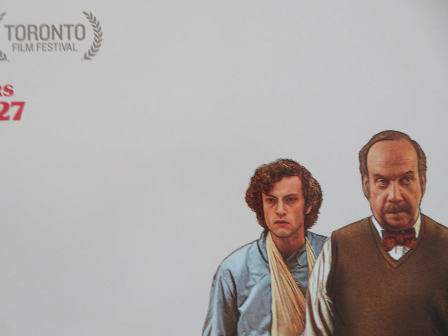 THE HOLDOVERS ONE SHEET ROLLED POSTER PAUL GIAMATTI DOMINIC SESSA 2023 Movie posters