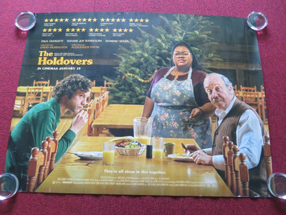 THE HOLDOVERS UK QUAD ROLLED POSTER PAUL GIAMATTI DOMINIC SESSA 2023 Rendezvous Cinema Movie posters