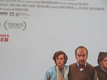 The Holdovers US One Sheet Rolled Poster Paul Giamatti Dominic Sessa 2023 Movie posters