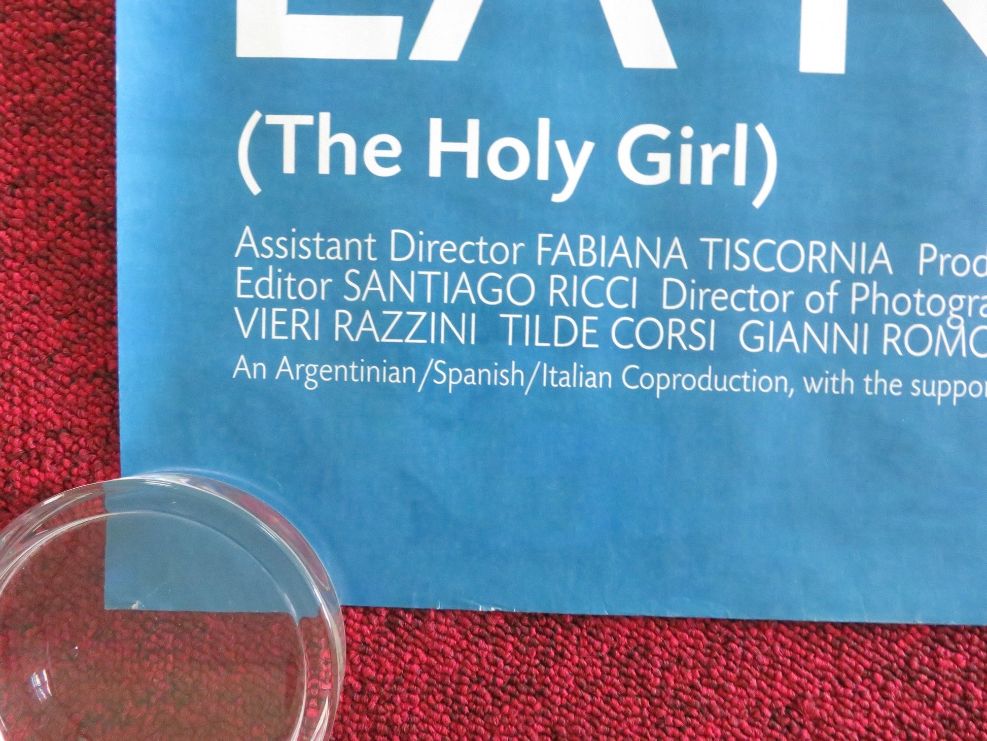 THE HOLY GIRL UK QUAD ROLLED POSTER MERCEDES MORAN CARLOS BELLOSO 2004 Movie posters