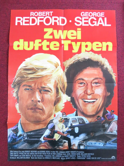 THE HOT ROCK GERMAN A1 POSTER FOLDED ROBERT REDFORD GEORGE SEGAL 1972 Rendezvous Cinema Movie posters