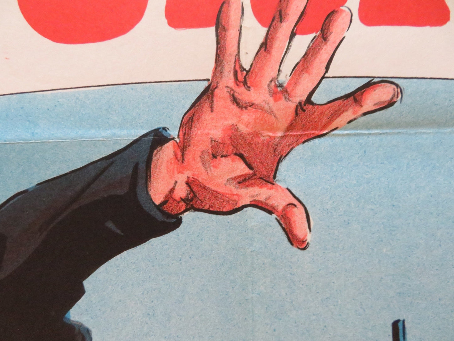 THE HOTSHOTS DANISH POSTER ROLLED BOURVIL ROBERT HIRSCH 1969 Rendezvous Cinema Movie posters