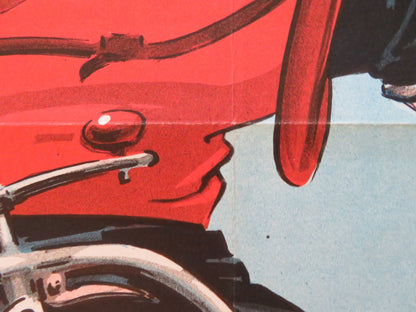 THE HOTSHOTS DANISH POSTER ROLLED BOURVIL ROBERT HIRSCH 1969 Rendezvous Cinema Movie posters