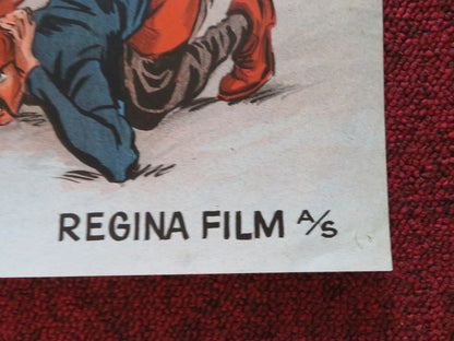 THE HOTSHOTS DANISH POSTER ROLLED BOURVIL ROBERT HIRSCH 1969 Rendezvous Cinema Movie posters