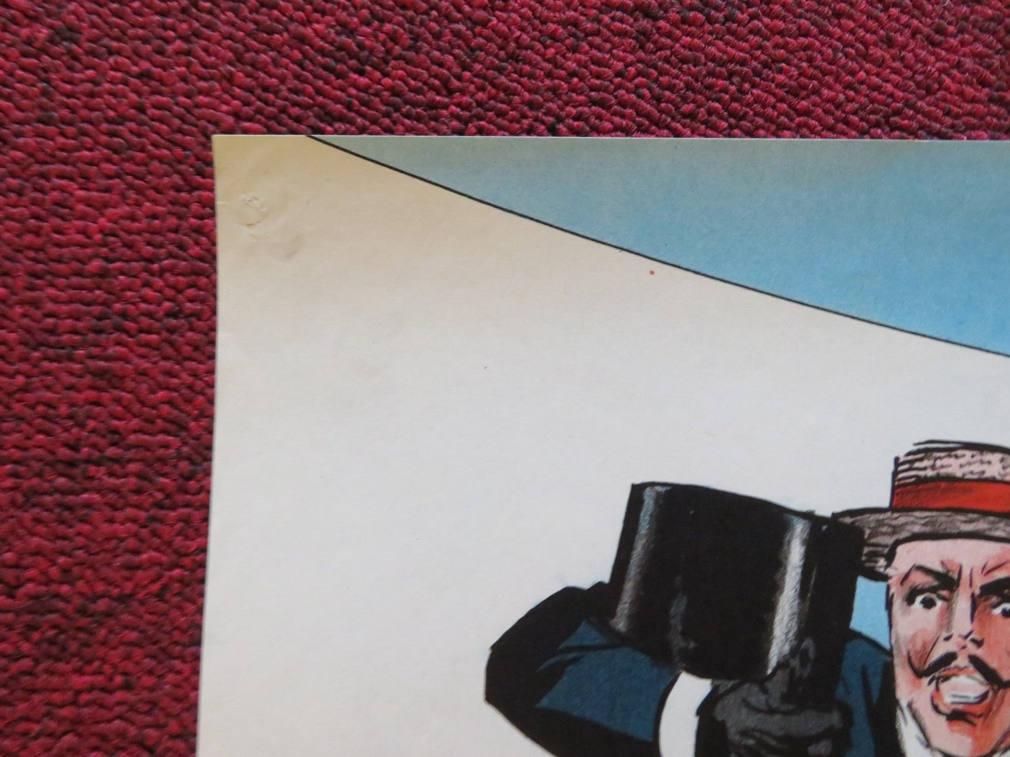 THE HOTSHOTS DANISH POSTER ROLLED BOURVIL ROBERT HIRSCH 1969 Rendezvous Cinema Movie posters