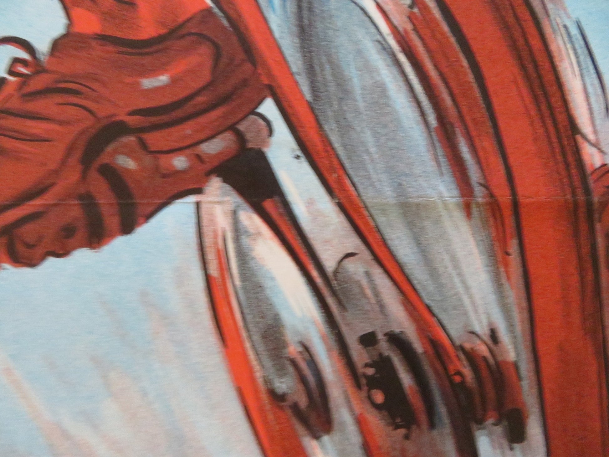 THE HOTSHOTS DANISH POSTER ROLLED BOURVIL ROBERT HIRSCH 1969 Rendezvous Cinema Movie posters