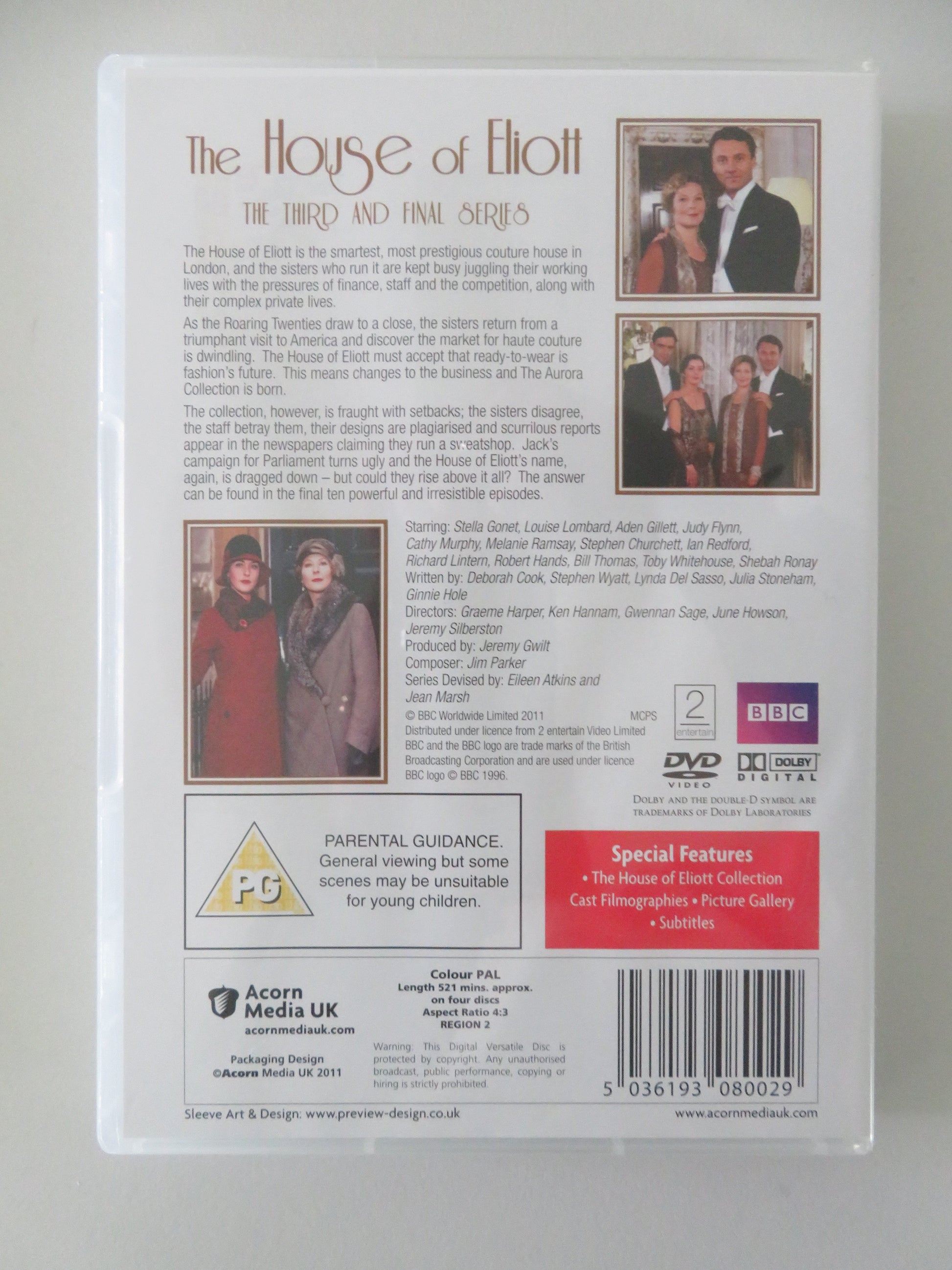 The House of Eliott - The Complete Collection (DVD BoxSet) 1991 Region 2 Movie posters
