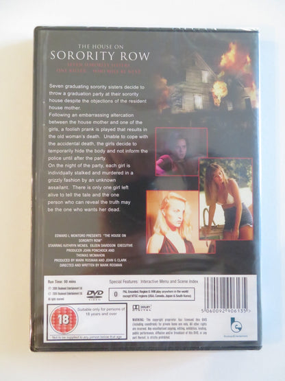 THE HOUSE ON SORORITY ROW (DVD) KATE MCNEIL EILEEN DAVIDSON 1982 REGION 0 Rendezvous Cinema Movie posters