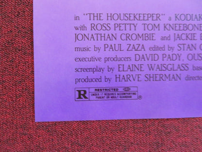 THE HOUSEKEEPER US TRI FOLDED ONE SHEET ROLLED POSTER RITA TUSHINGHAM PETTY 1986 Rendezvous Cinema Movie posters