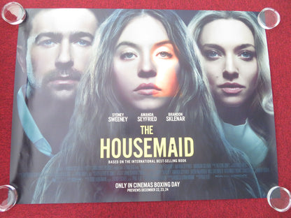The Housemaid UK Quad Rolled Poster Sydney Sweeney Amanda Seyfried 2025 Movie posters