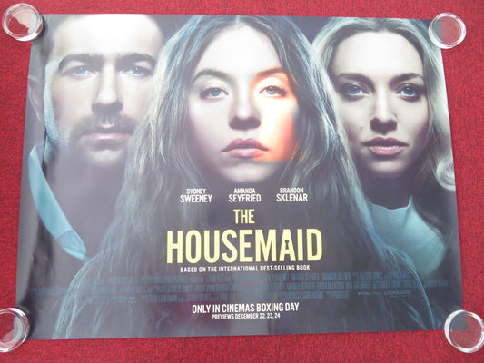 The Housemaid UK Quad Rolled Poster Sydney Sweeney Amanda Seyfried 2025 Movie posters