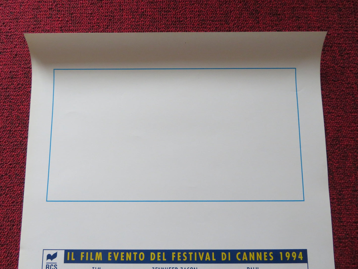 THE HUDSUCKER PROXY ITALIAN LOCANDINA POSTER TIM ROBBINS JENNIFER J. LEIGH 1994 Rendezvous Cinema Movie posters