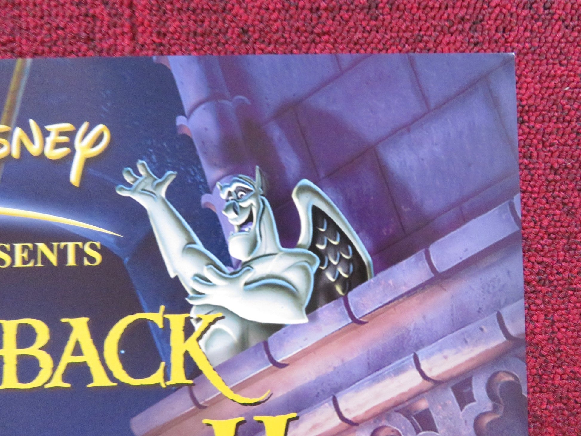 THE HUNCHBACK OF NOTRE DAME II VHS & DVD VIDEO POSTER J. ALEXANDER DISNEY 2002 Rendezvous Cinema Movie posters