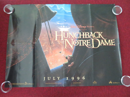 The Hunchback of Notre Dame UK Quad Rolled Poster Disney Demi Moore 1996 Movie posters