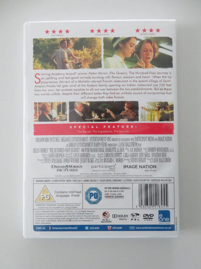 The Hundred - Foot Journey (DVD) Helen Mirren Om Puri 2014 Region 2 Movie posters