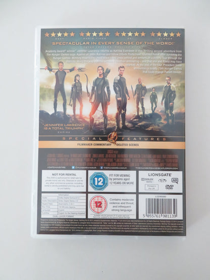 The Hunger Games: Catching Fire - B (DVD) Jennifer Lawrence 2013 Region 2 Movie posters