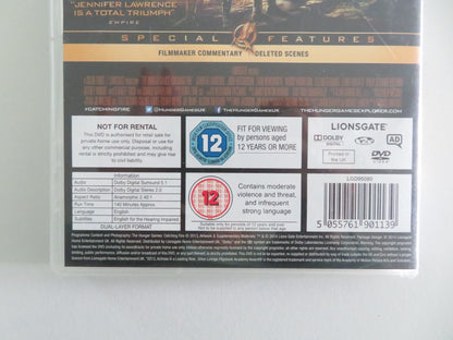 The Hunger Games: Catching Fire (DVD) Jennifer Lawrence 2013 Region 2 Movie posters