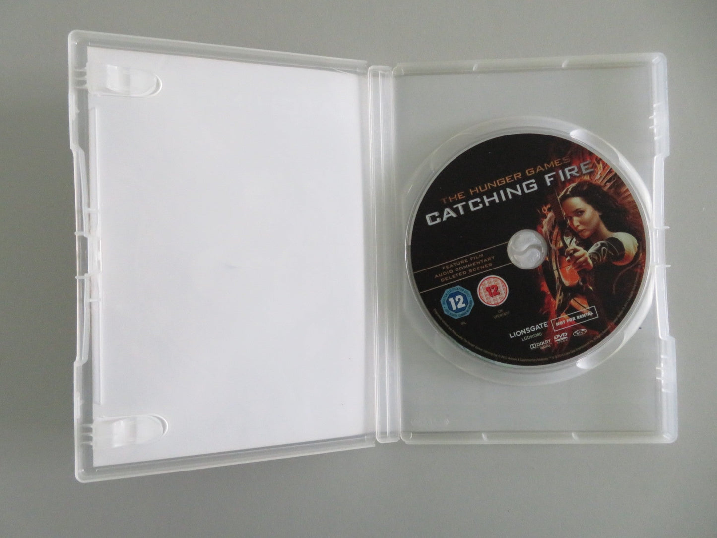 The Hunger Games: Catching Fire (DVD) Jennifer Lawrence 2013 Region 2 Movie posters