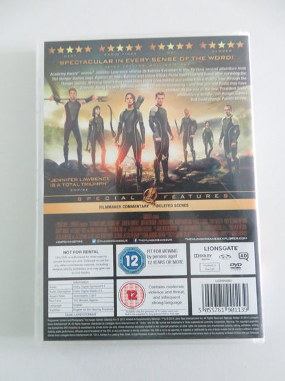 The Hunger Games: Catching Fire (DVD) Jennifer Lawrence 2013 Region 2 Movie posters