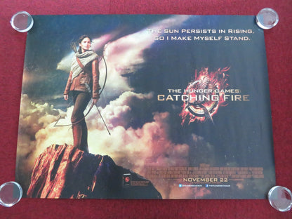 THE HUNGER GAMES CATCHING FIRE UK QUAD ROLLED POSTER JENNIFER LAWRENCE 2013 Movie posters
