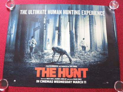THE HUNT UK QUAD ROLLED POSTER HILARY SWANK BETTY GILPIN 2020 Rendezvous Cinema Movie posters