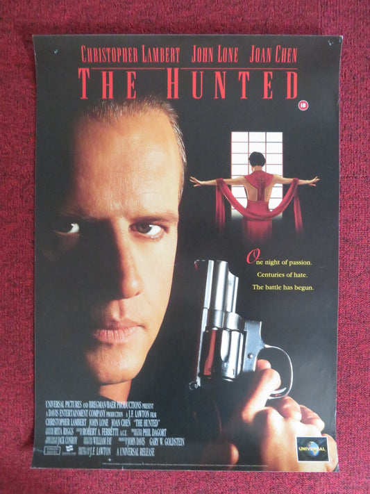THE HUNTED VHS POSTER POSTER CHRISTOPHER LAMBERT JOHN LONE 1995 Rendezvous Cinema Movie posters
