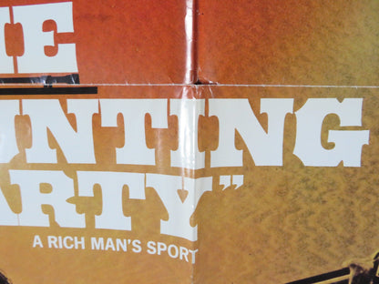 THE HUNTING PARTY FOLDED US ONE SHEET POSTER OLIVER REED CANDICE BERGEN 1971 Rendezvous Cinema Movie posters