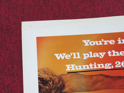 THE HUNTING PARTY FOLDED US ONE SHEET POSTER OLIVER REED CANDICE BERGEN 1971 Rendezvous Cinema Movie posters