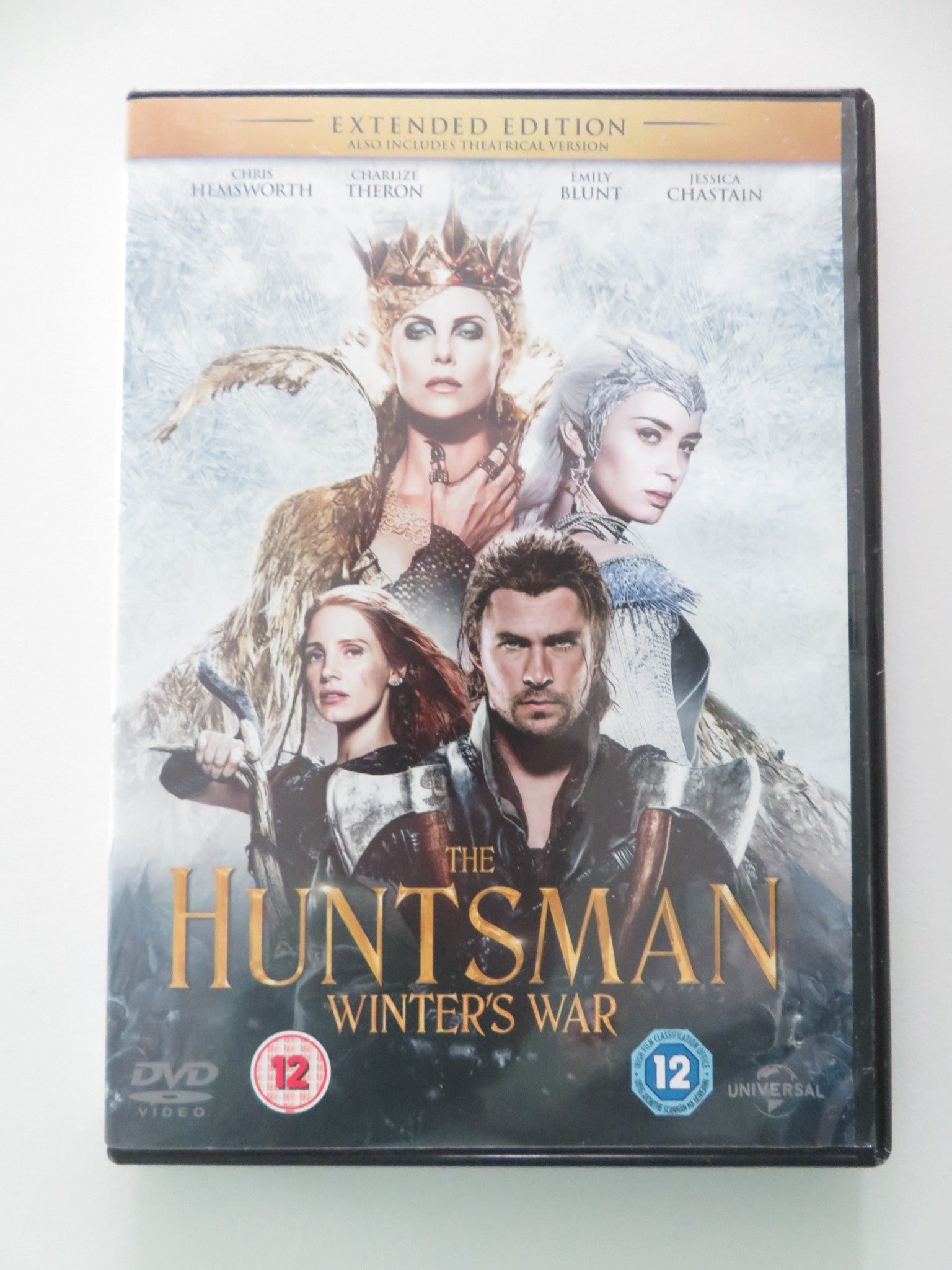 The Huntsman: Winter's War - Extended edition (DVD) 2016 Region 2, 4 Movie posters
