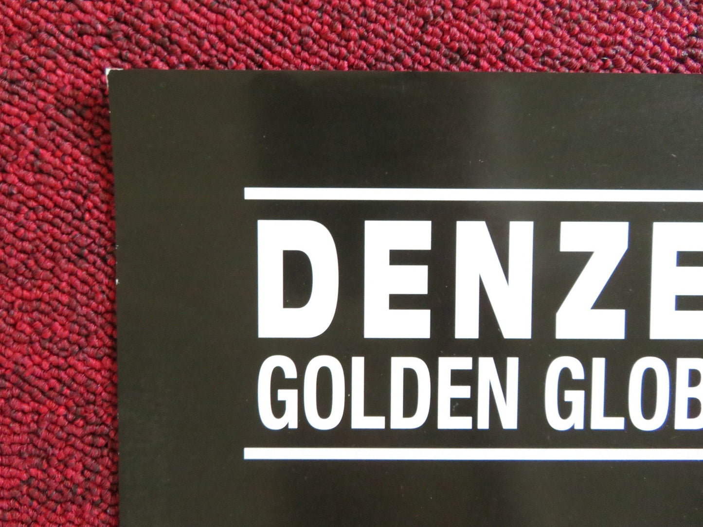 THE HURRICANE VHS VIDEO POSTER DENZEL WASHINGTON LIEV SCHREIBER 1999 Rendezvous Cinema Movie posters