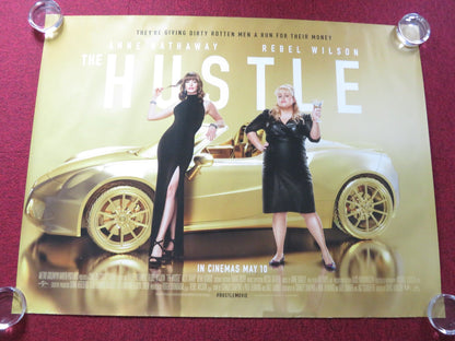 THE HUSTLE UK QUAD ROLLED POSTER REBEL WILSON ANNE HATHAWAY 2019 Rendezvous Cinema Movie posters
