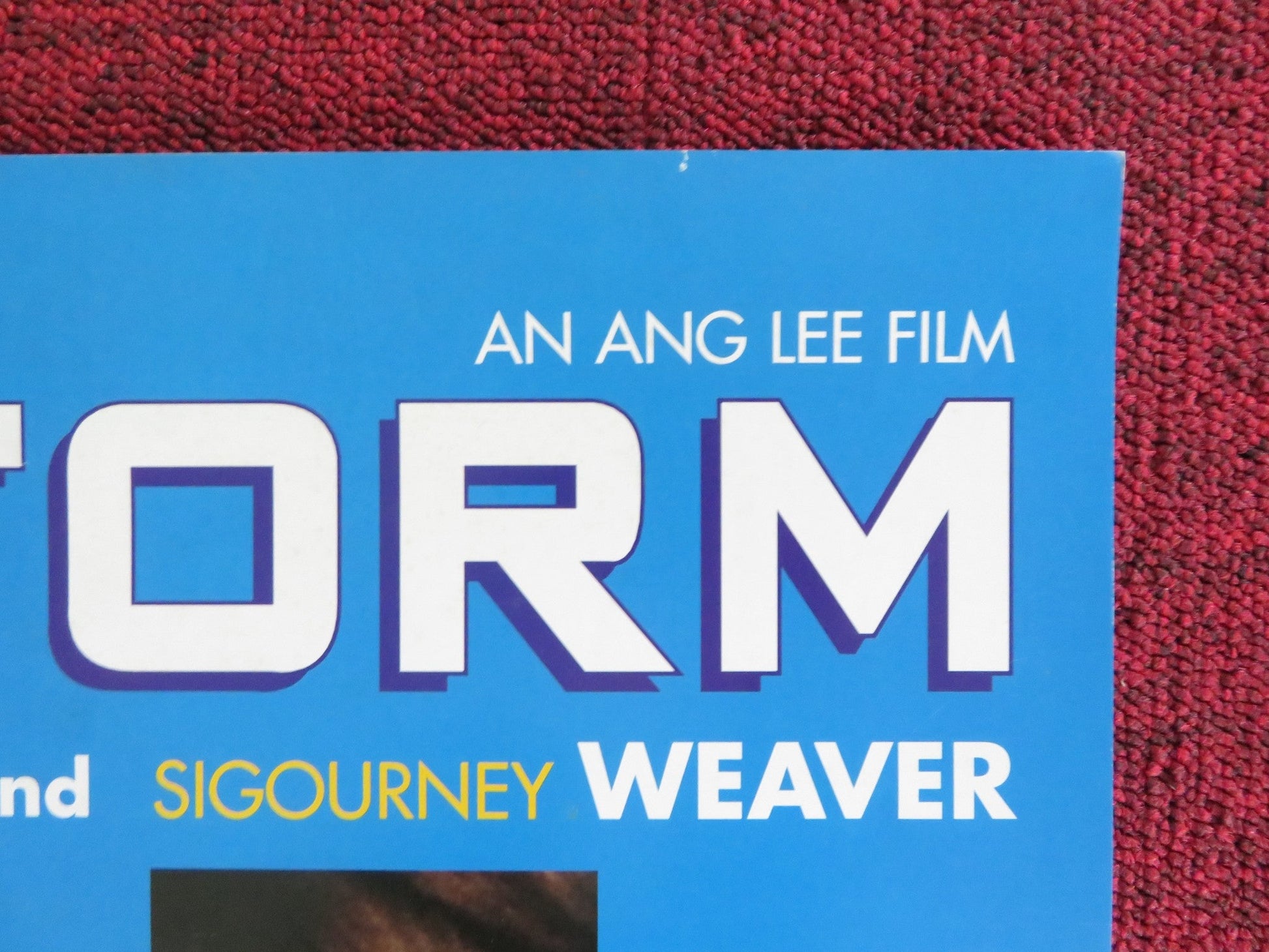 THE ICE STORM VHS VIDEO POSTER KEVIN KLINE SIGOURNEY WEAVER 1997 Rendezvous Cinema Movie posters