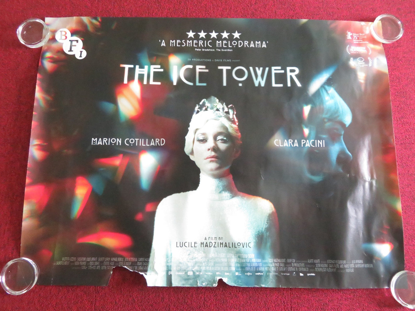 THE ICE TOWER UK QUAD ROLLED POSTER MARION COTILLARD CLARA PACINI 2025 Movie posters