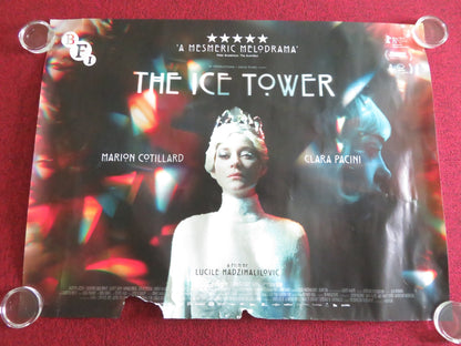 THE ICE TOWER UK QUAD ROLLED POSTER MARION COTILLARD CLARA PACINI 2025 Movie posters