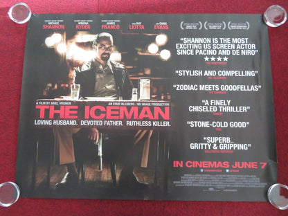 THE ICEMAN UK QUAD ROLLED POSTER MICHAEL SHANNON WINONA RYDER 2012 Movie posters