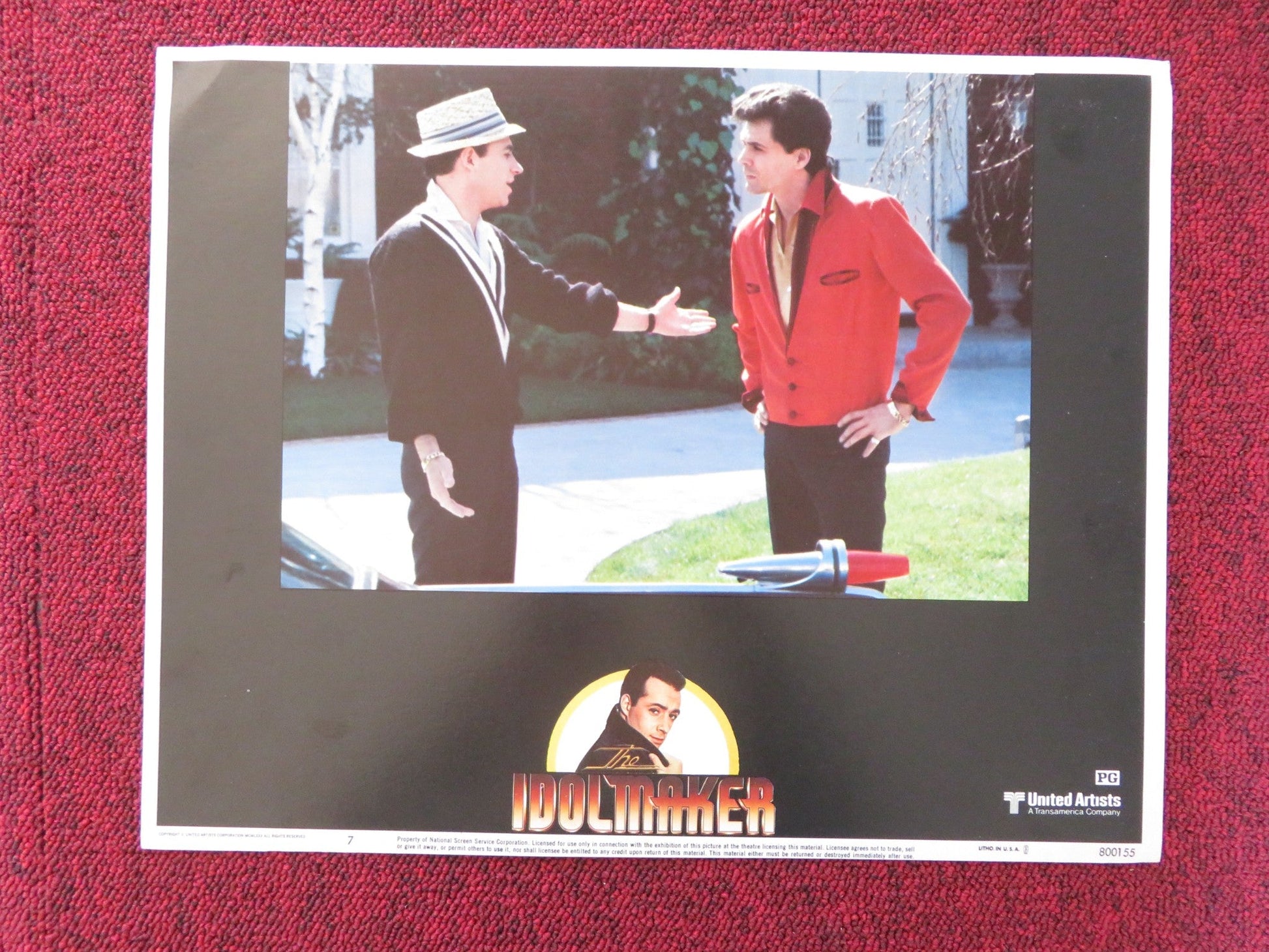 THE IDOLMAKER US LOBBY CARD FULL SET RAY SHARKEY PETER GALLAGHER 1980 Rendezvous Cinema Movie posters