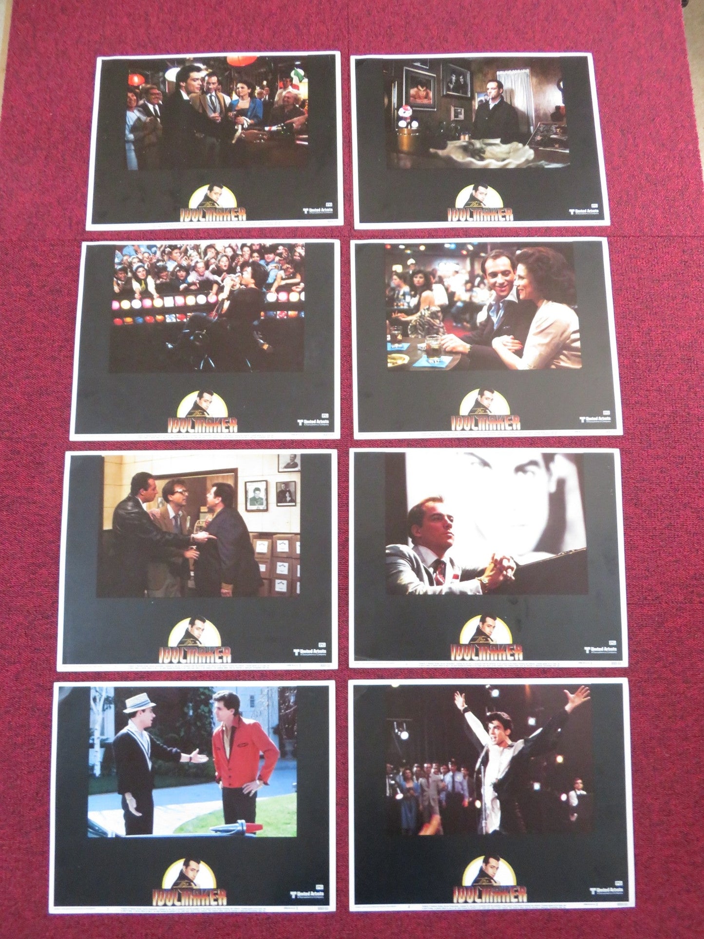 THE IDOLMAKER US LOBBY CARD FULL SET RAY SHARKEY PETER GALLAGHER 1980 Rendezvous Cinema Movie posters
