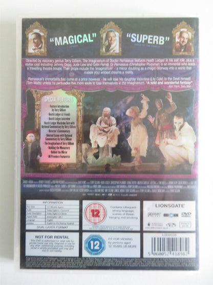THE IMAGINARIUM OF DOCTOR PARNASSUS (DVD) ANDREW GARFIELD 2009 REGION 2 Movie posters